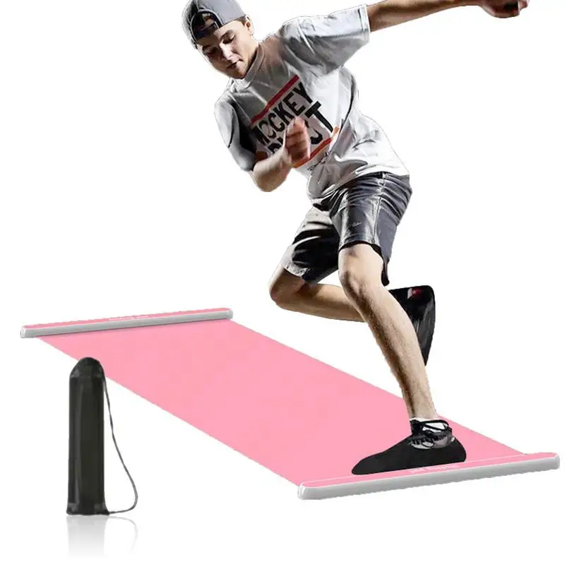 Glisați Placa de Antrenament 200x50cm Antrenament Consiliu de Alunecare Echilibru Accesoriu Mat Exercițiu De Bază Și Picior de Formare Genuflexiuni Skate