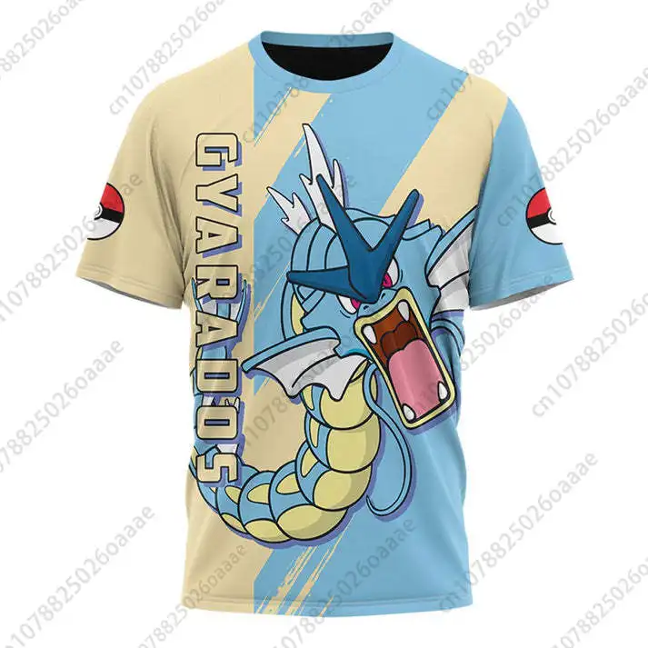 Pokemon Glaceon Tyranitar Bărbați și Femei 3D tricouri Sportive și de Agrement pentru Copii Mâneci Scurte
