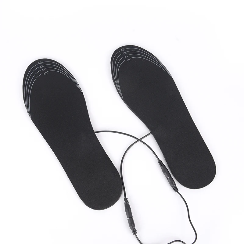 1Pair Iarnă Ține de Cald Electric Termică Branț USB Tălpi interioare Încălzite Baterie Reîncărcabilă Electrice Cald Pantofi de Încălzire