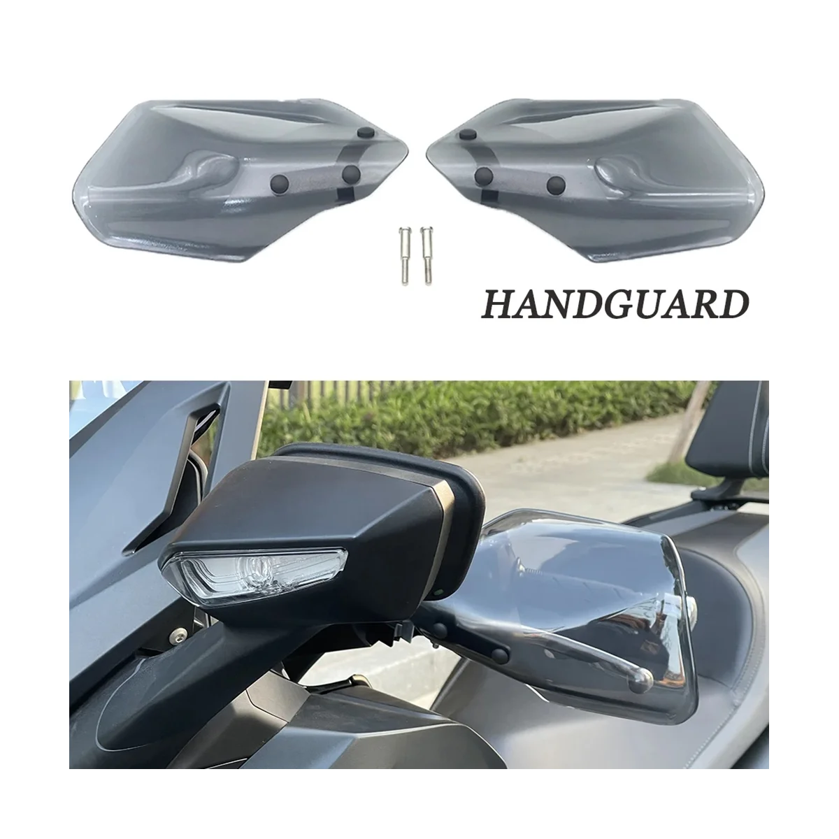 Accesorii motociclete Handguards Scut, aparatoare Protector Parbriz pentru Honda 350 NSS350(Transparent)