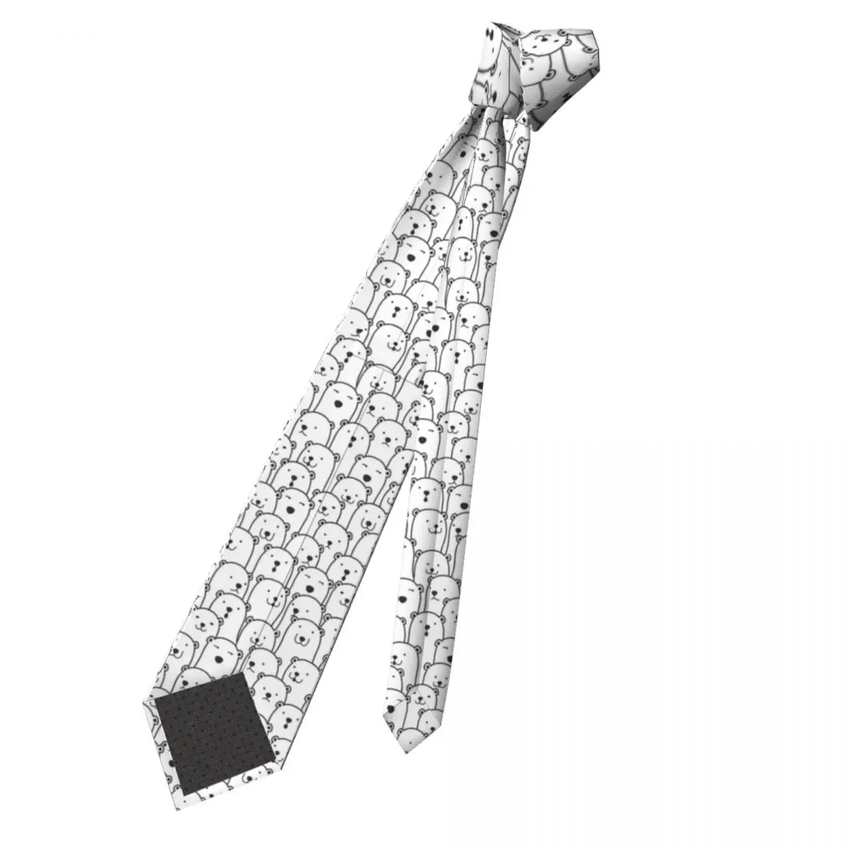 Urs Polar Lega Doodle Afaceri De Moda Legături De Gât Rece De Moda Gât Cravată Pentru Bărbați Grafic Guler Cravată Cravată Cadou