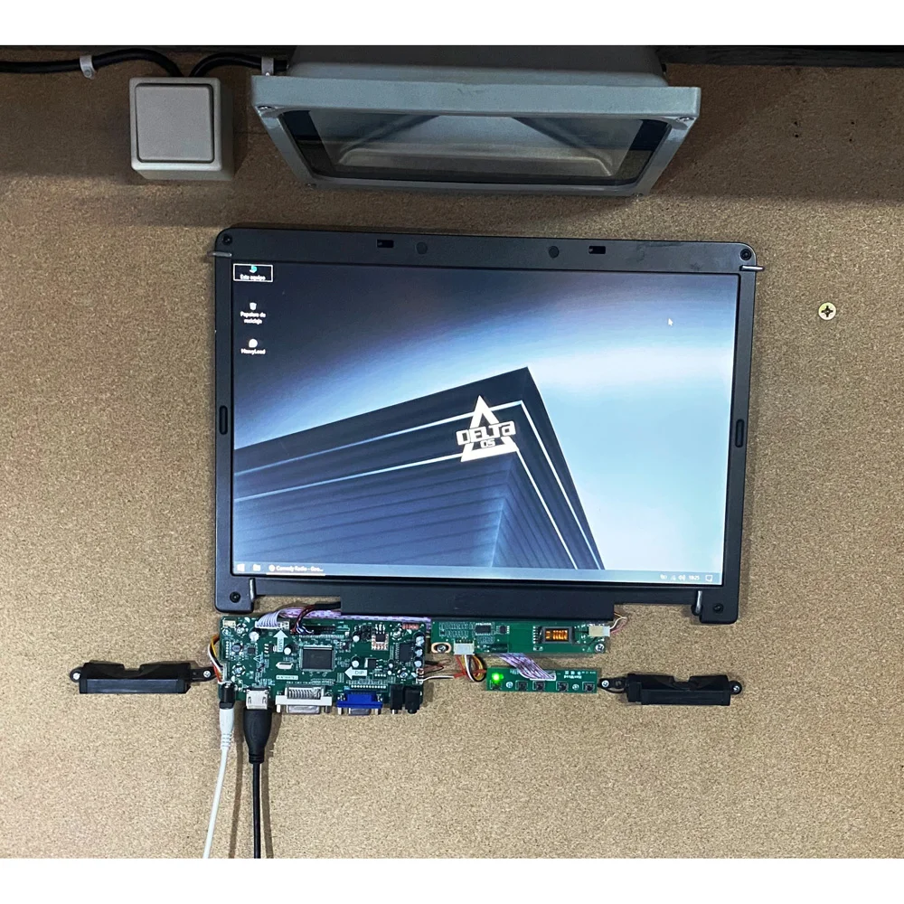 Compatibil HDMI+DVI+AUDIO+VGA LCD Controler de Bord, kit-ul de 18.4